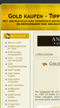Mobile Screenshot of gold-kaufen.biz